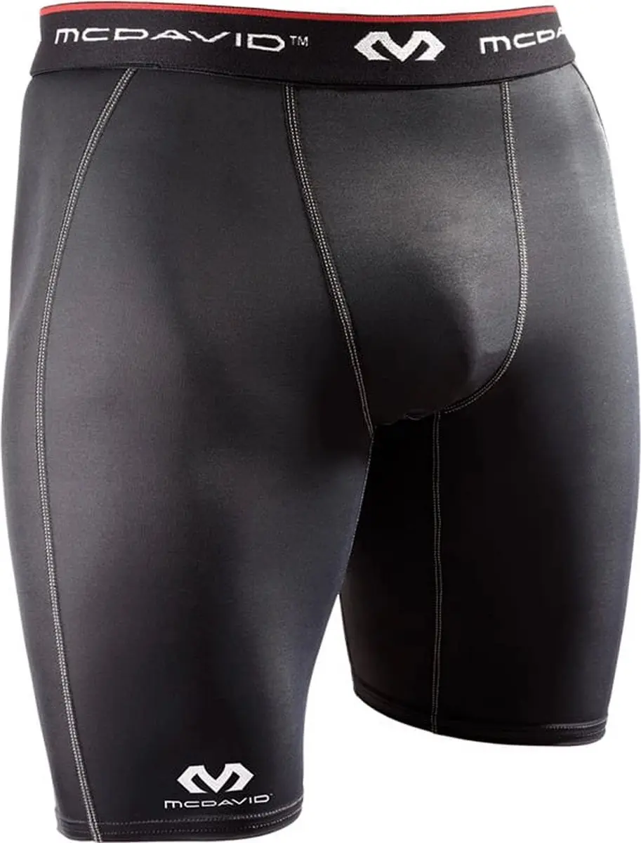 McDavid Compressieshort Z.8100R-S - S - Zwart