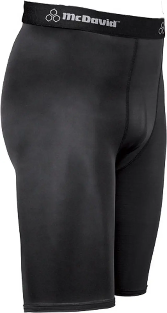 McDavid Compressieshort Z.8100R-S - S - Zwart
