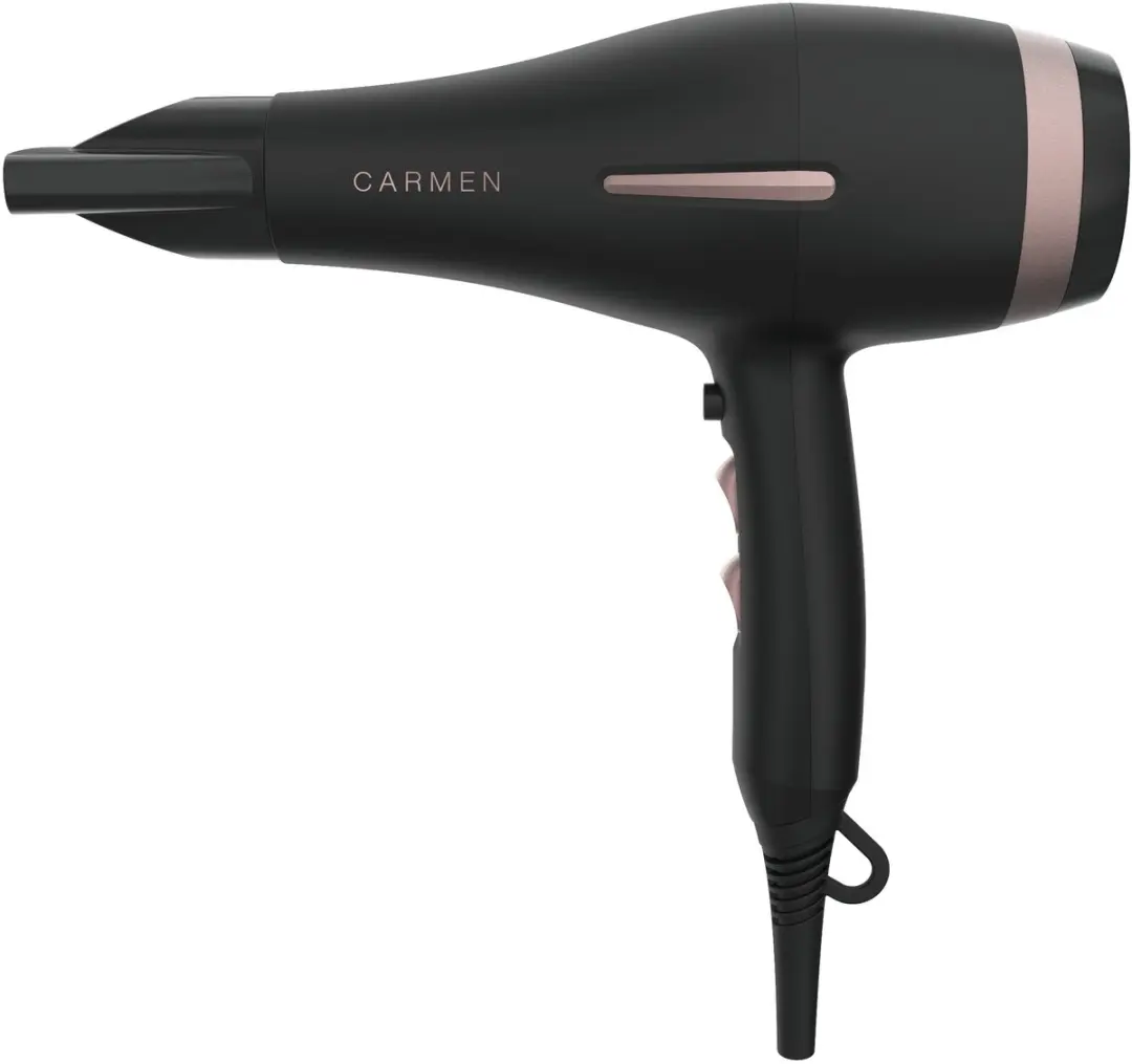 Carmen AC5210 Föhn 2200W - ION Technologie - Zwart/Roségoud