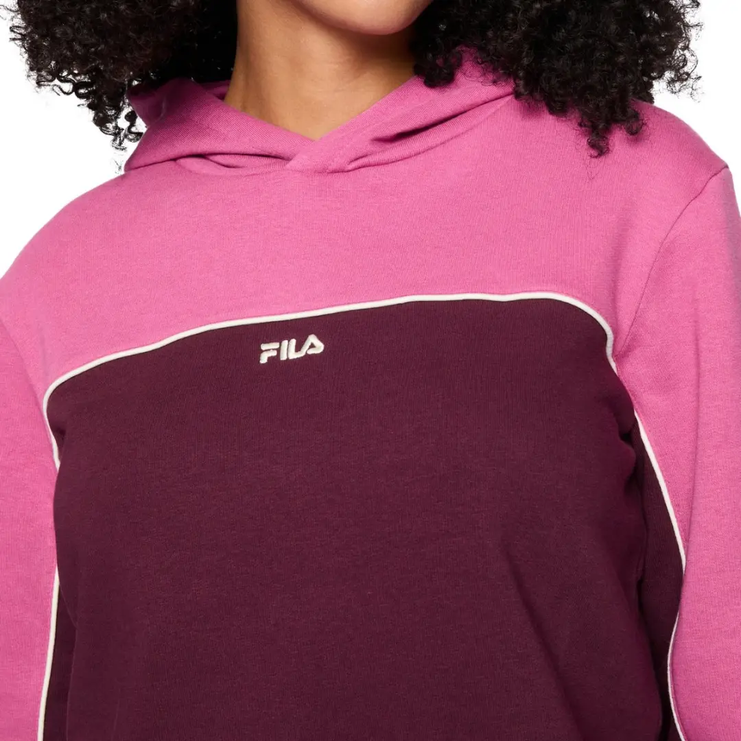 Fila Laagna Sweater - Maat M - Roze-Bordeauxrood