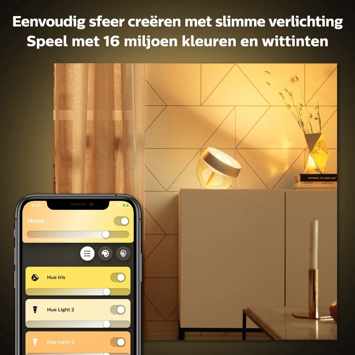 Philips Hue Iris Tafellamp - Goud