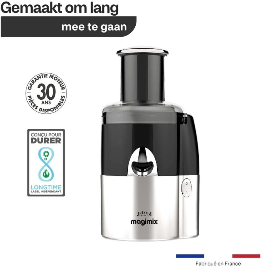Magimix Juice Expert 4 400W - Zwart/Chroom