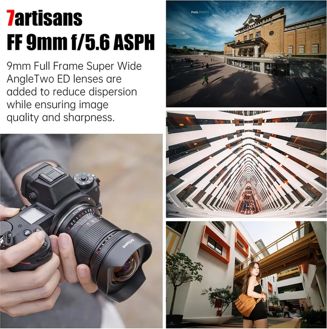 7Artisans 9mm F5.6 L-Mount Macro Lens - 86mm - afbeelding 6 van 6