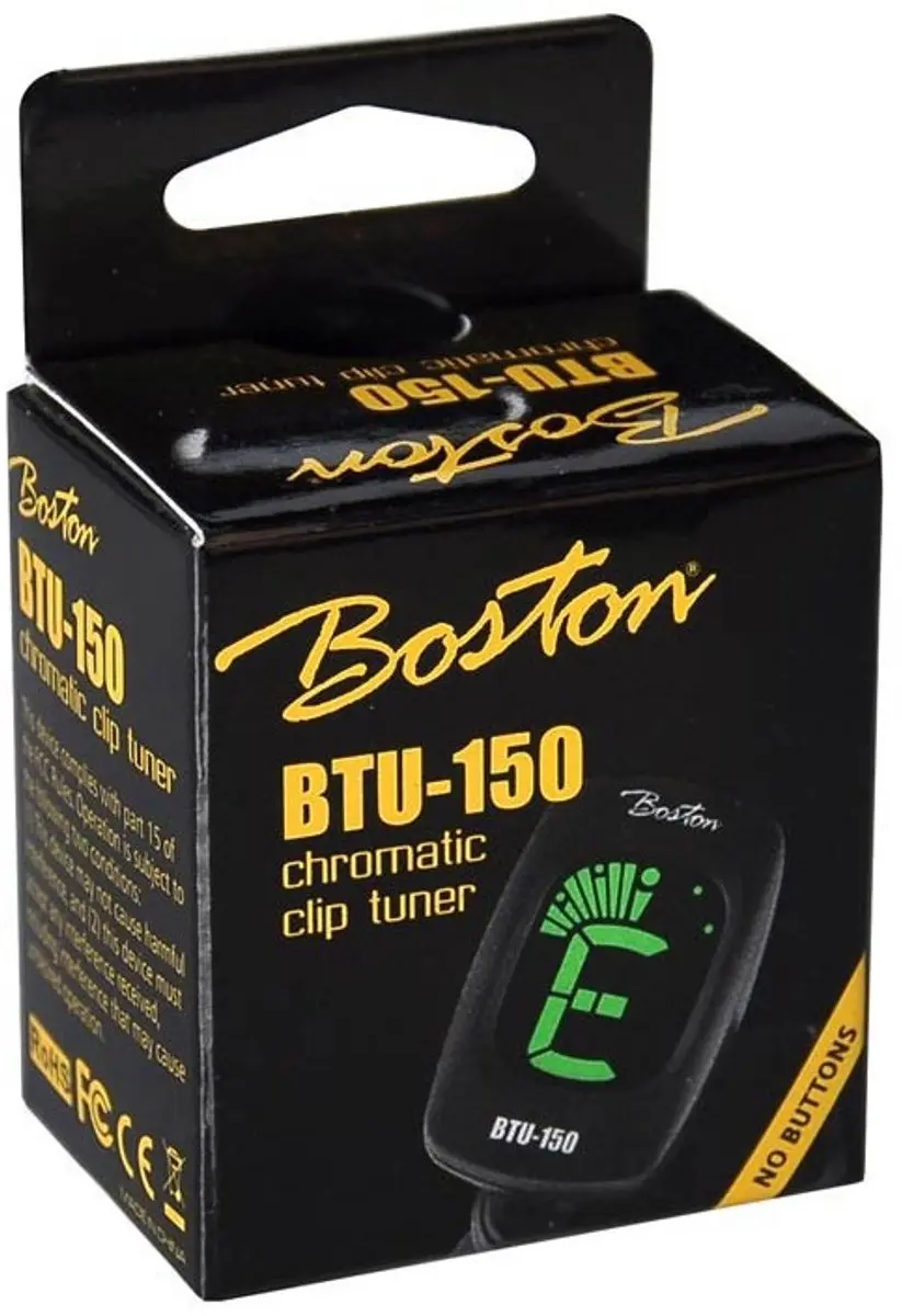 Boston BTU-150 Chromatisch Stemapparaat - Clip-on - Zwart