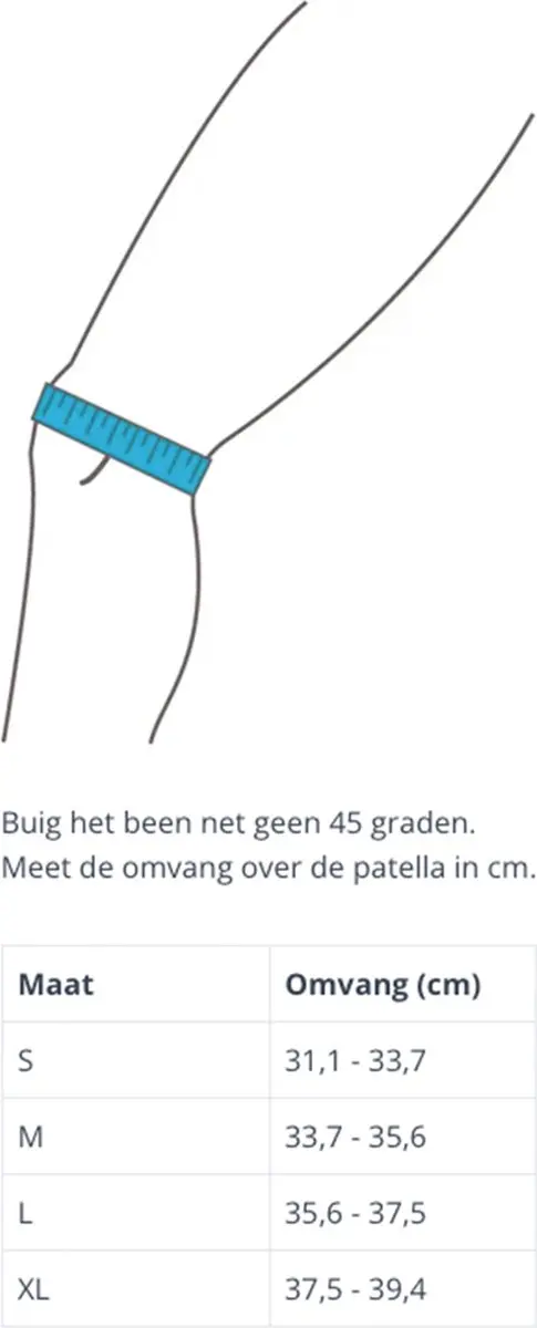 McDavid Kniebrace met Gelkussens - Zwart S