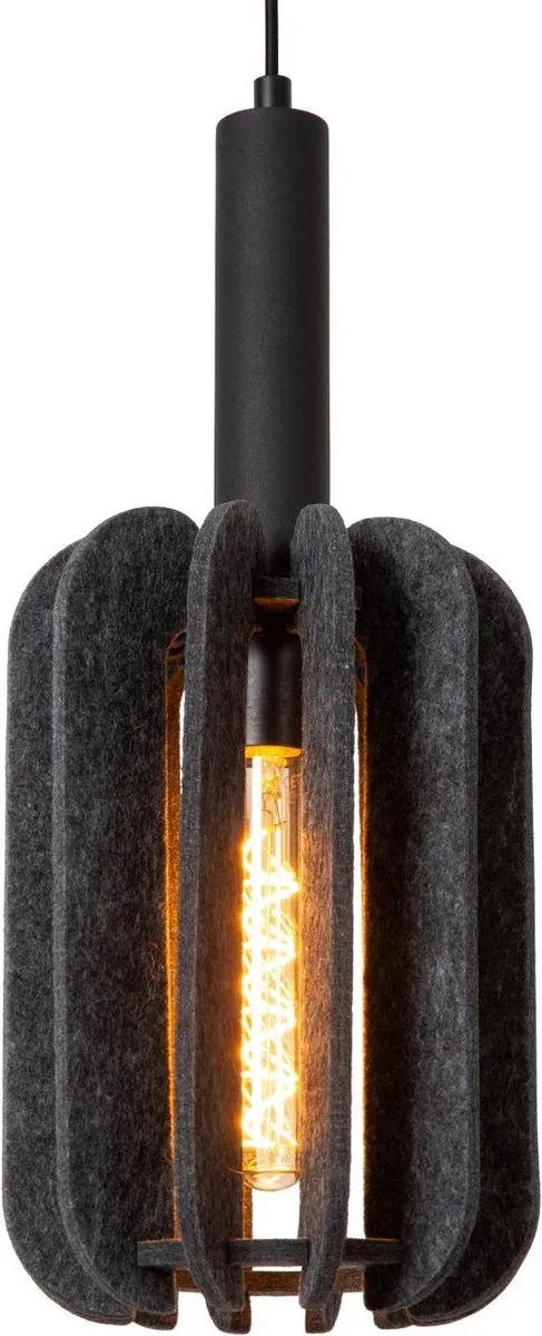 Lucide Rafal Hanglamp 3xE27 - Grijs - Ø20cm