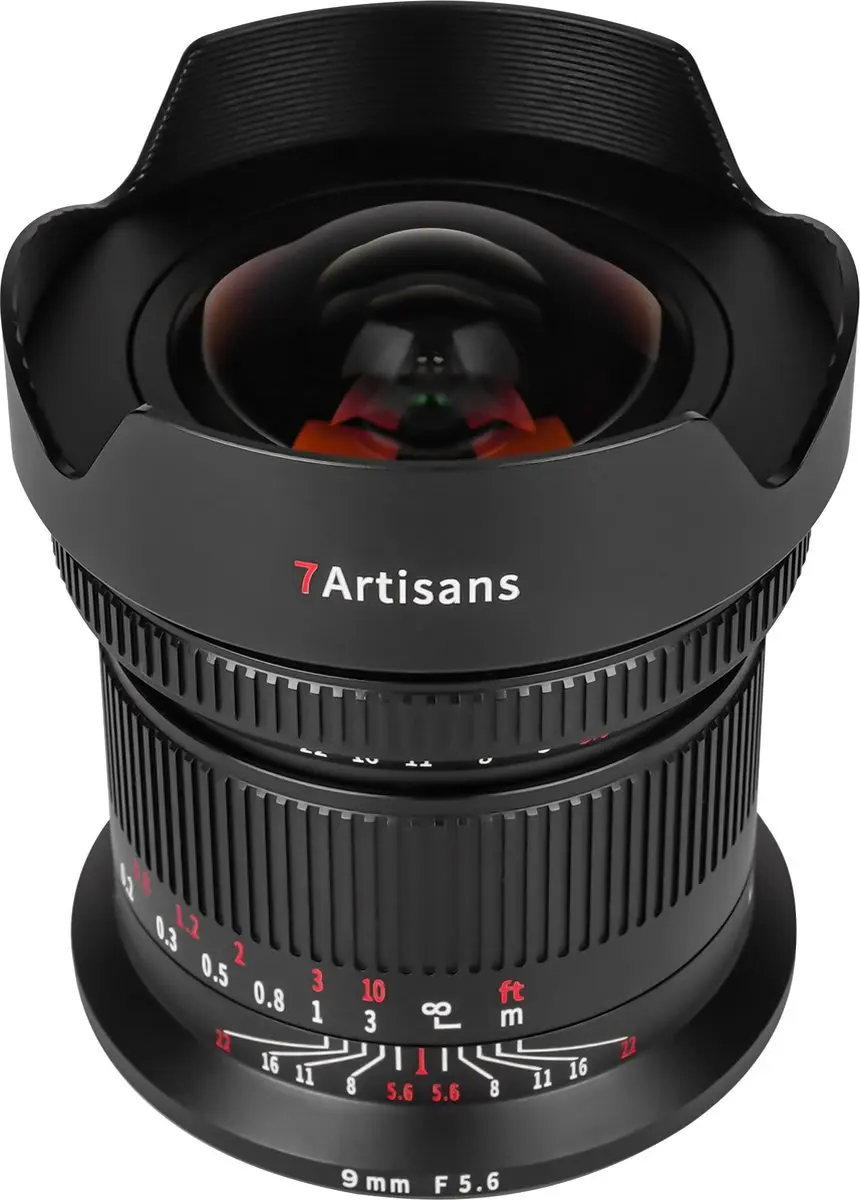 7Artisans 9mm F5.6 RF-Mount Lens - Canon RF - 16 Elementen