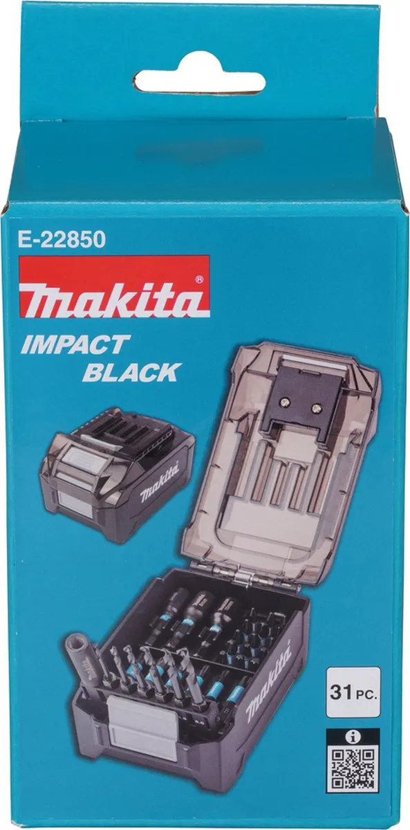 Makita E-22850 Impact Slagschroefbitset 31-delig