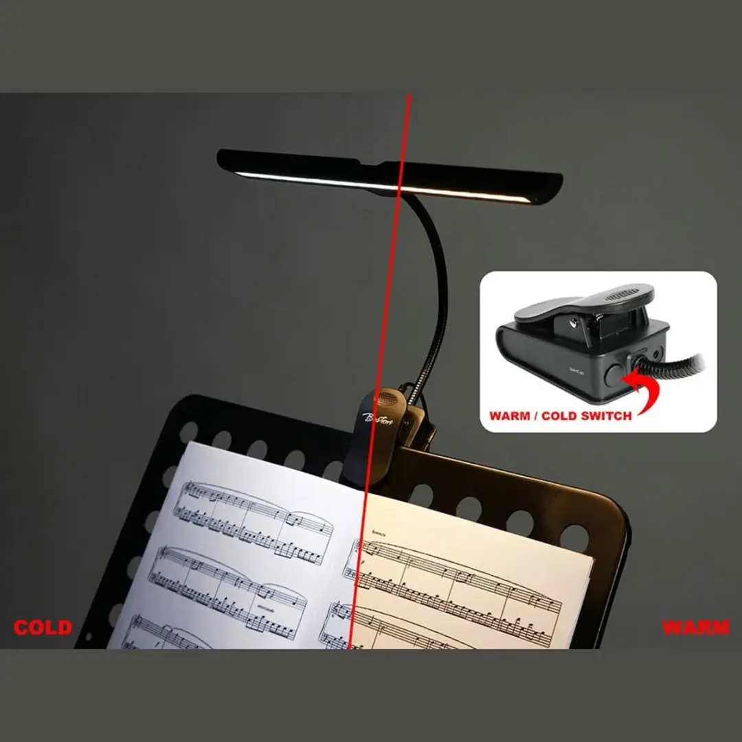 Boston MSL-1800 Lessenaarlamp - 18 Dimbare LED - Klem - 25cm