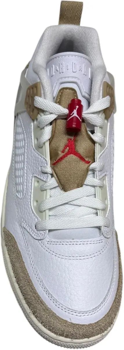 Jordan Spizike Low Sportschoenen 43 - Wit/Bruin/Rood