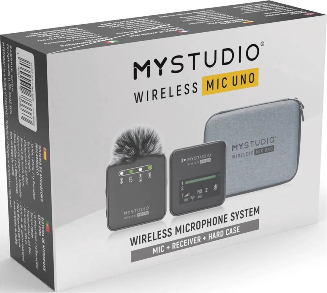 Easypix MyStudio Mic UNO 4260041686663 - Lavaliermicrofoon - Kleurloos