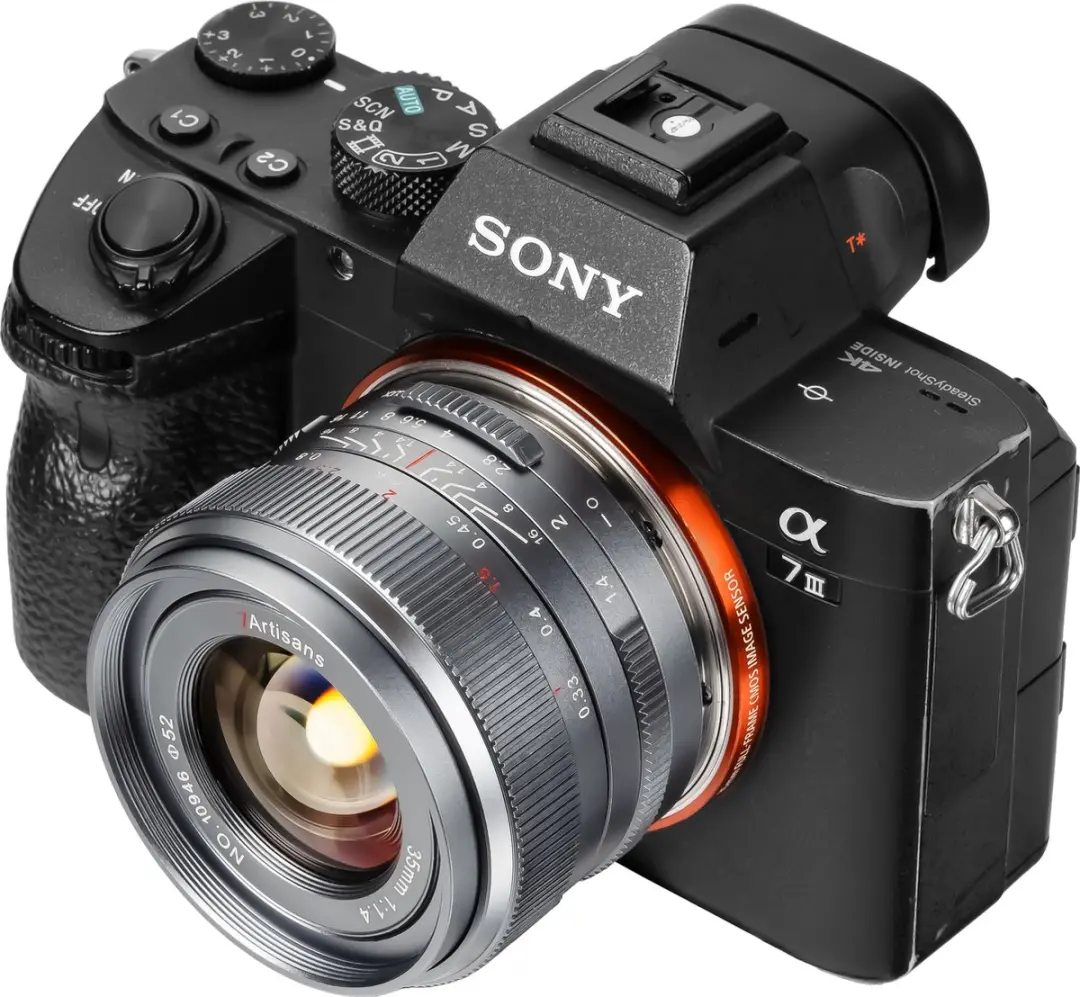 7Artisans 35mm F1.4 III Sony FE Objectief - 52mm Filter