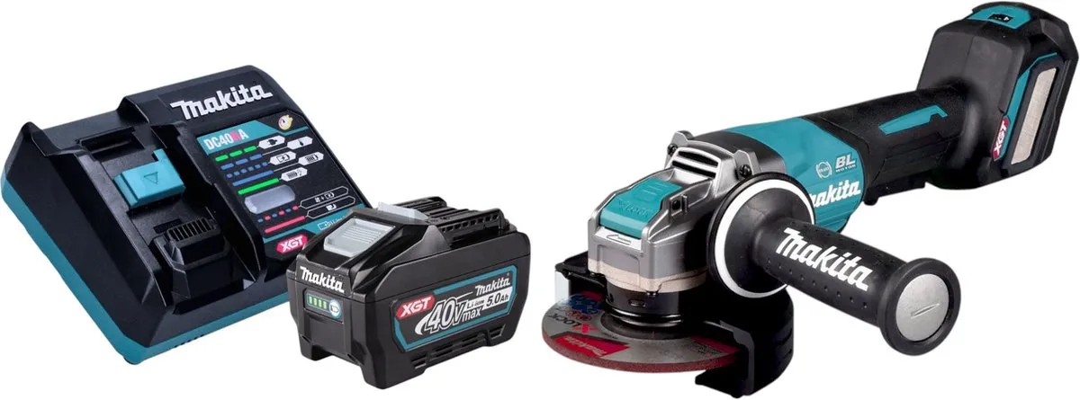 Makita GA044G Accu Haakse Slijper 125mm X-LOCK Brushless