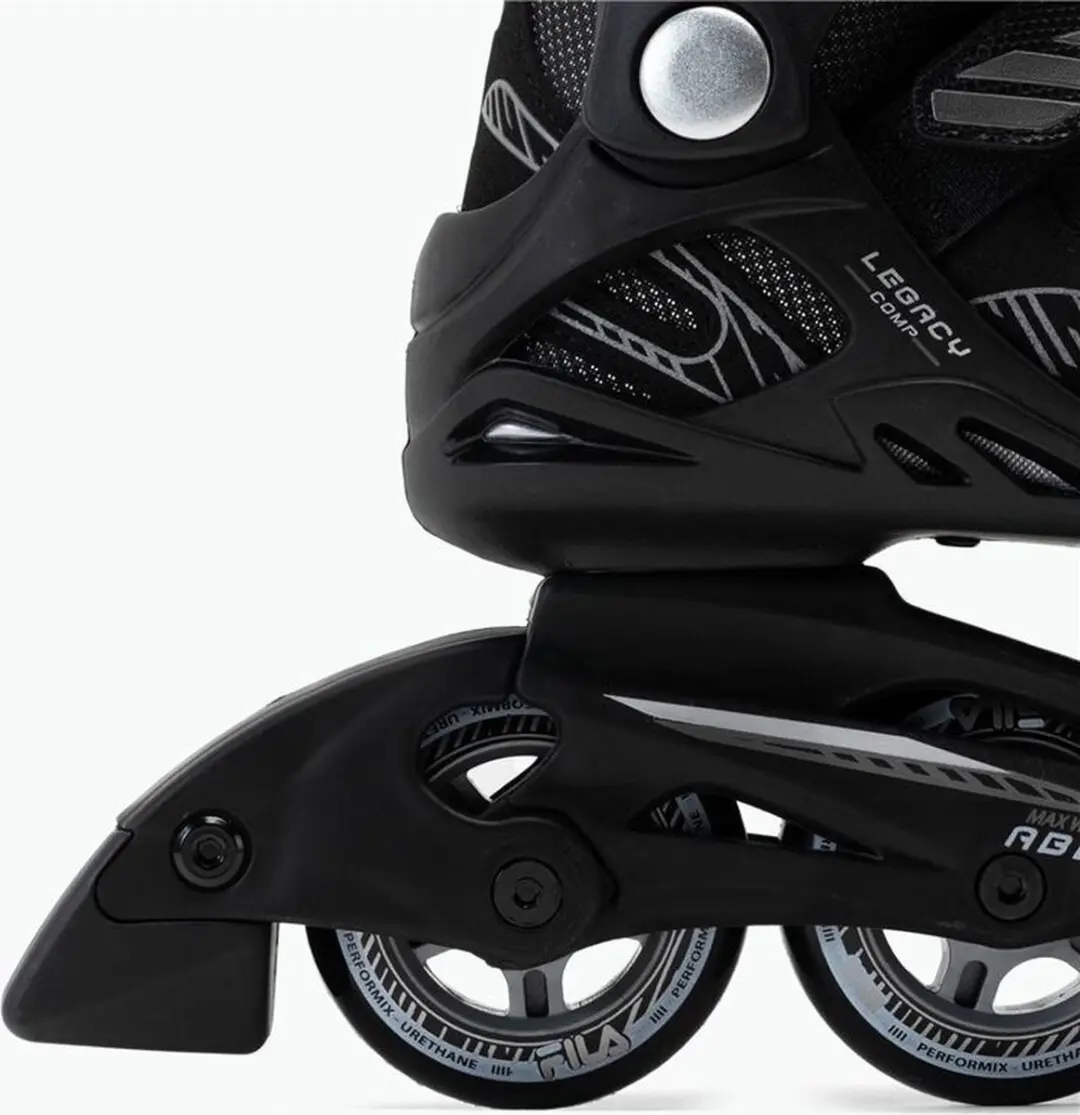 Fila Legacy Comp '22 Heren Inline Skates 80mm - Zwart/Lichtgrijs/Wit - afbeelding 6 van 6