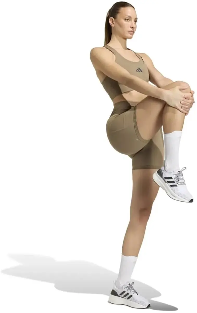 Adidas Adi365 Climacool Korte Leggings - L - Khaki Six