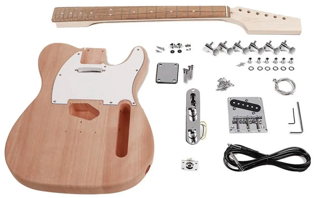 Boston KIT-TE-15 Elektrische Gitaar Zelfbouwpakket - Naturel