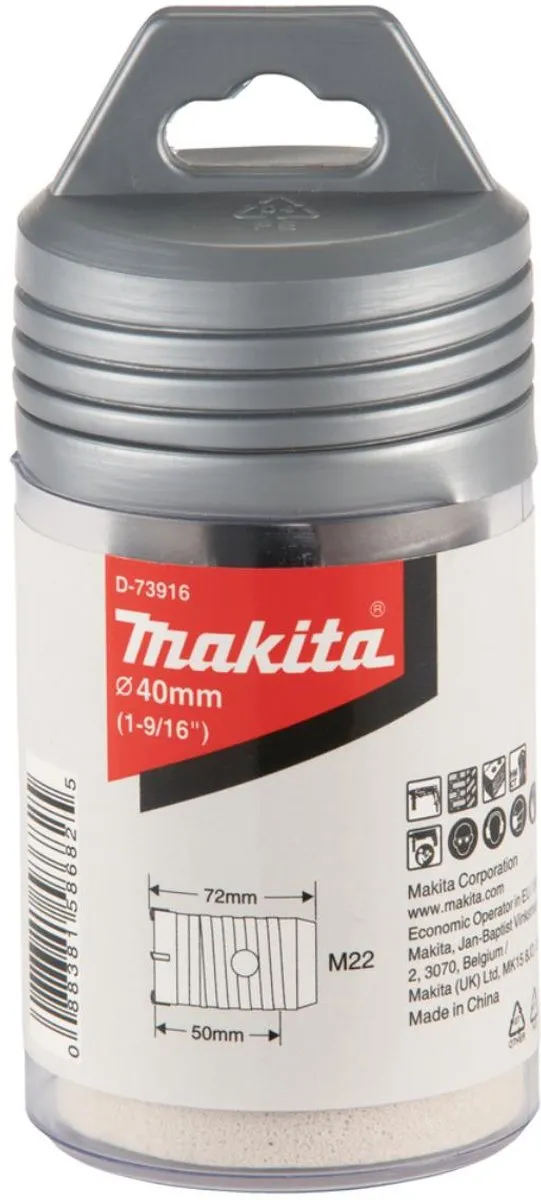 Makita D-73916 Hardmetalen Holboor 40mm