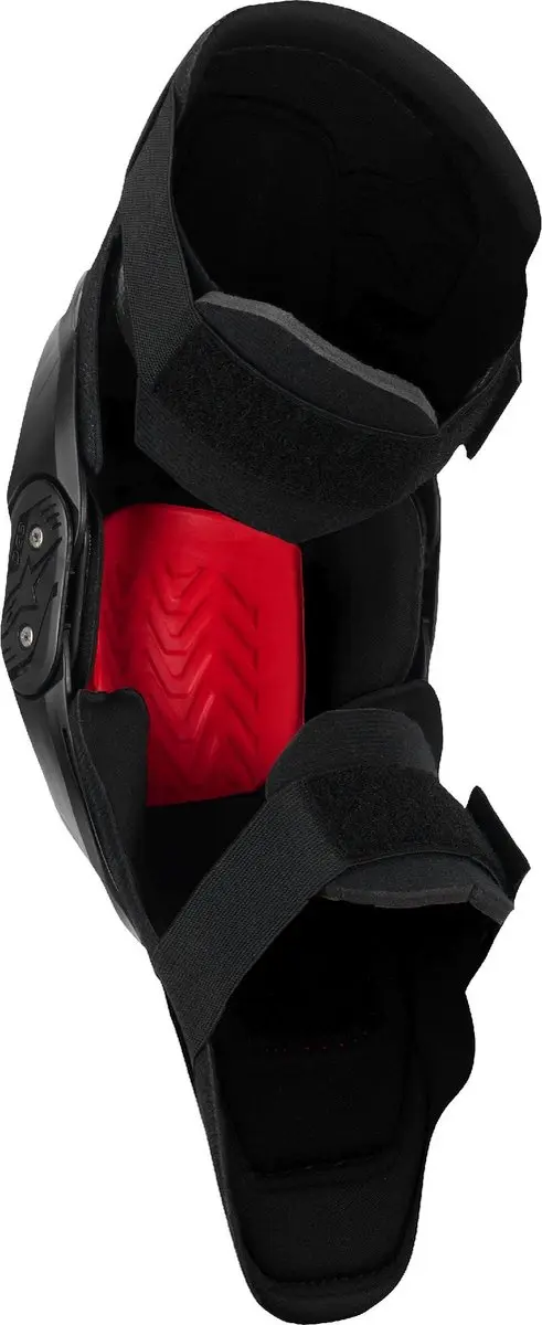 Alpinestars SX-1 Plasma Kniebeschermers - M/L - Zwart/Rood