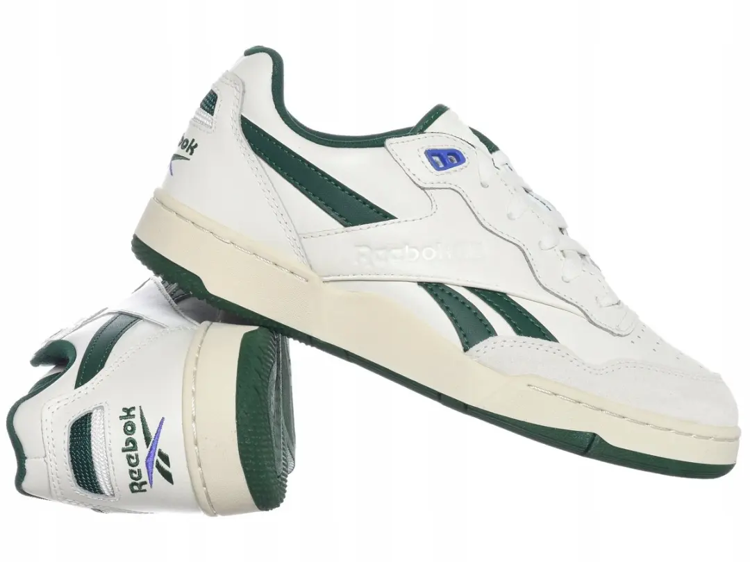 Reebok BB 4000 II Sportschoenen - Wit/Groen