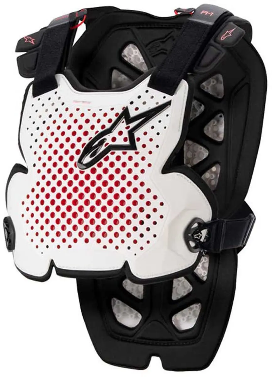 Alpinestars A-1 Pro Borstbeschermer - XXL - Zwart/Rood/Wit