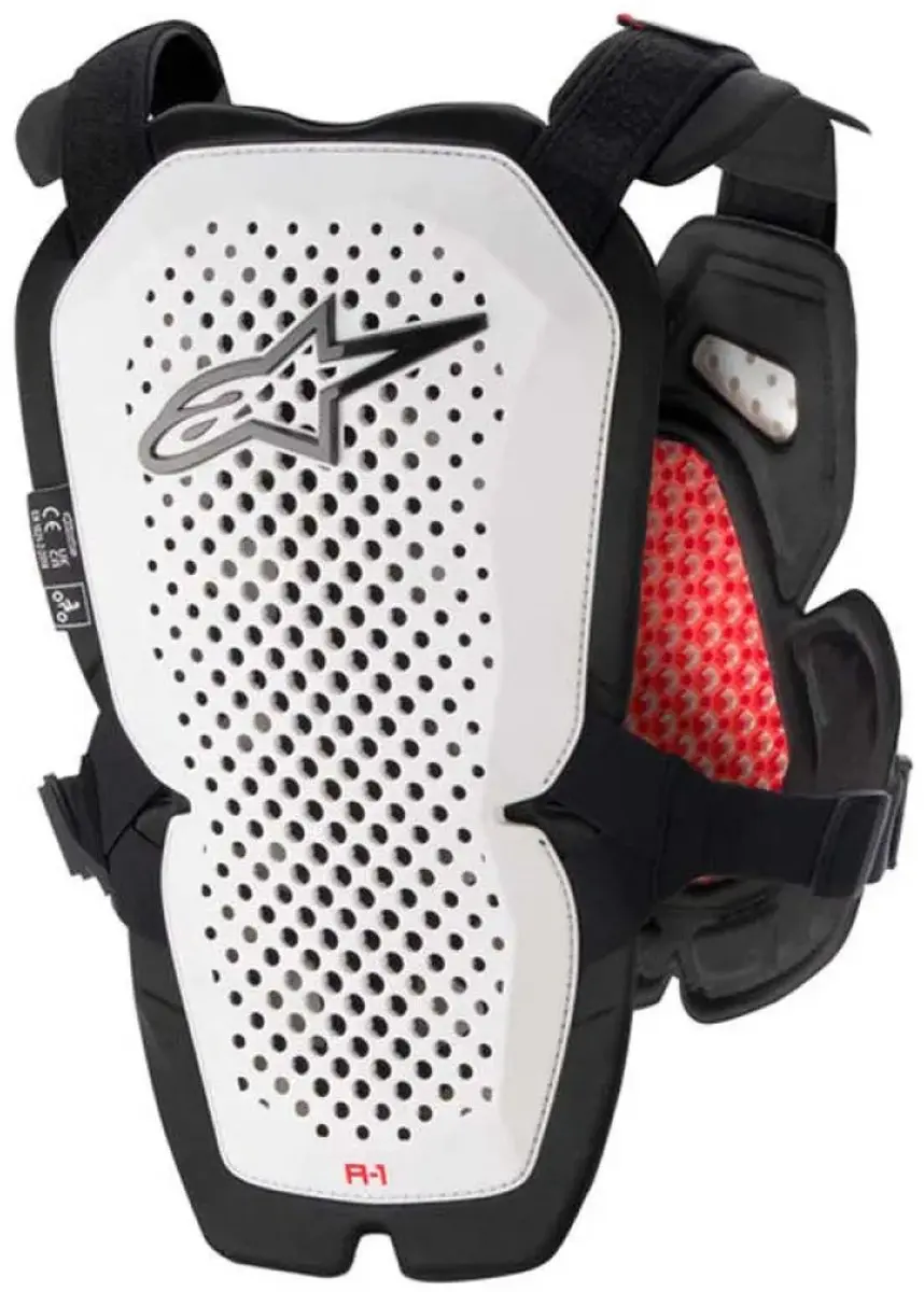 Alpinestars A-1 Pro Borstbeschermer - XXL - Zwart/Rood/Wit