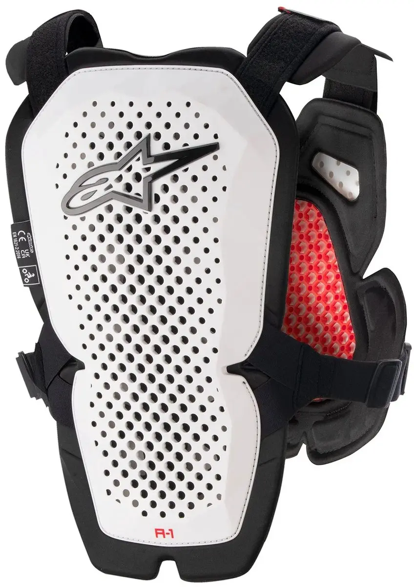 Alpinestars A-1 Pro Borstbeschermer - XXL - Zwart/Rood/Wit