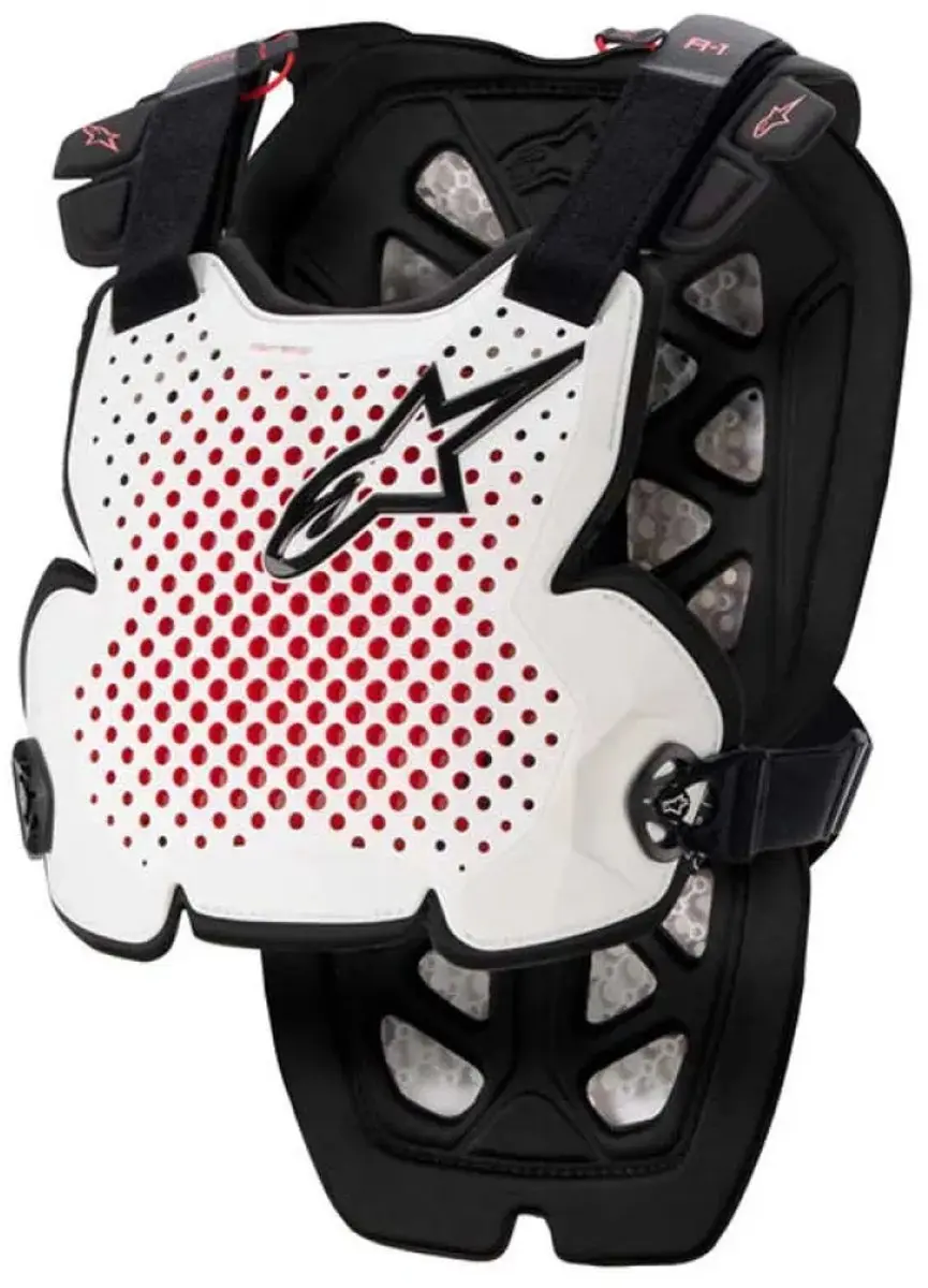 Alpinestars A-1 Pro Borstbeschermer - XXL - Zwart/Rood/Wit