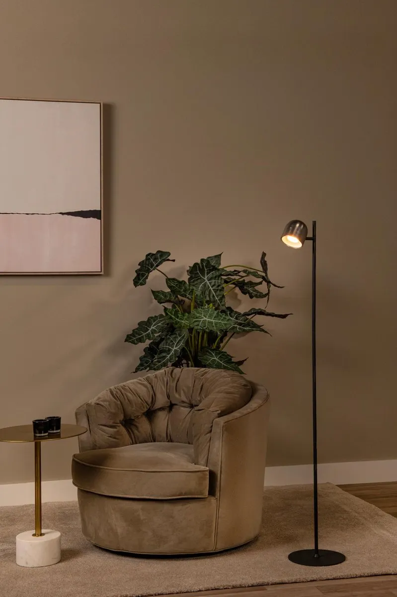 Lucide Skanska Rech Oplaadbare Vloerlamp - 1x3W LED - Grijs ijzer