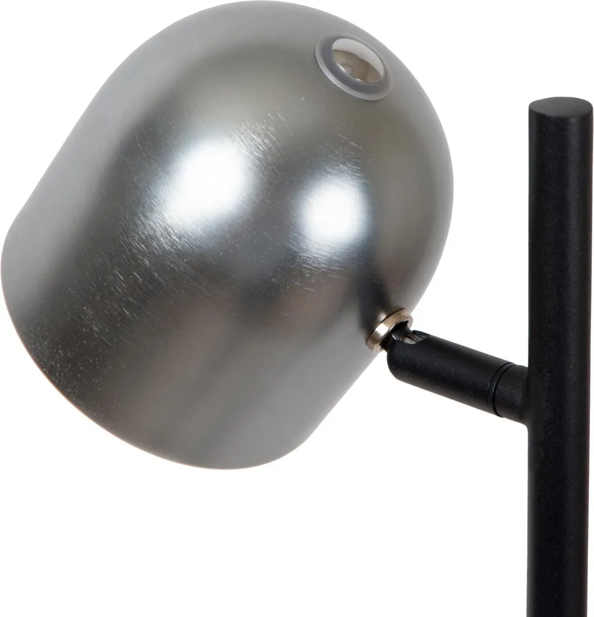 Lucide Skanska Rech Oplaadbare Vloerlamp - 1x3W LED - Grijs ijzer