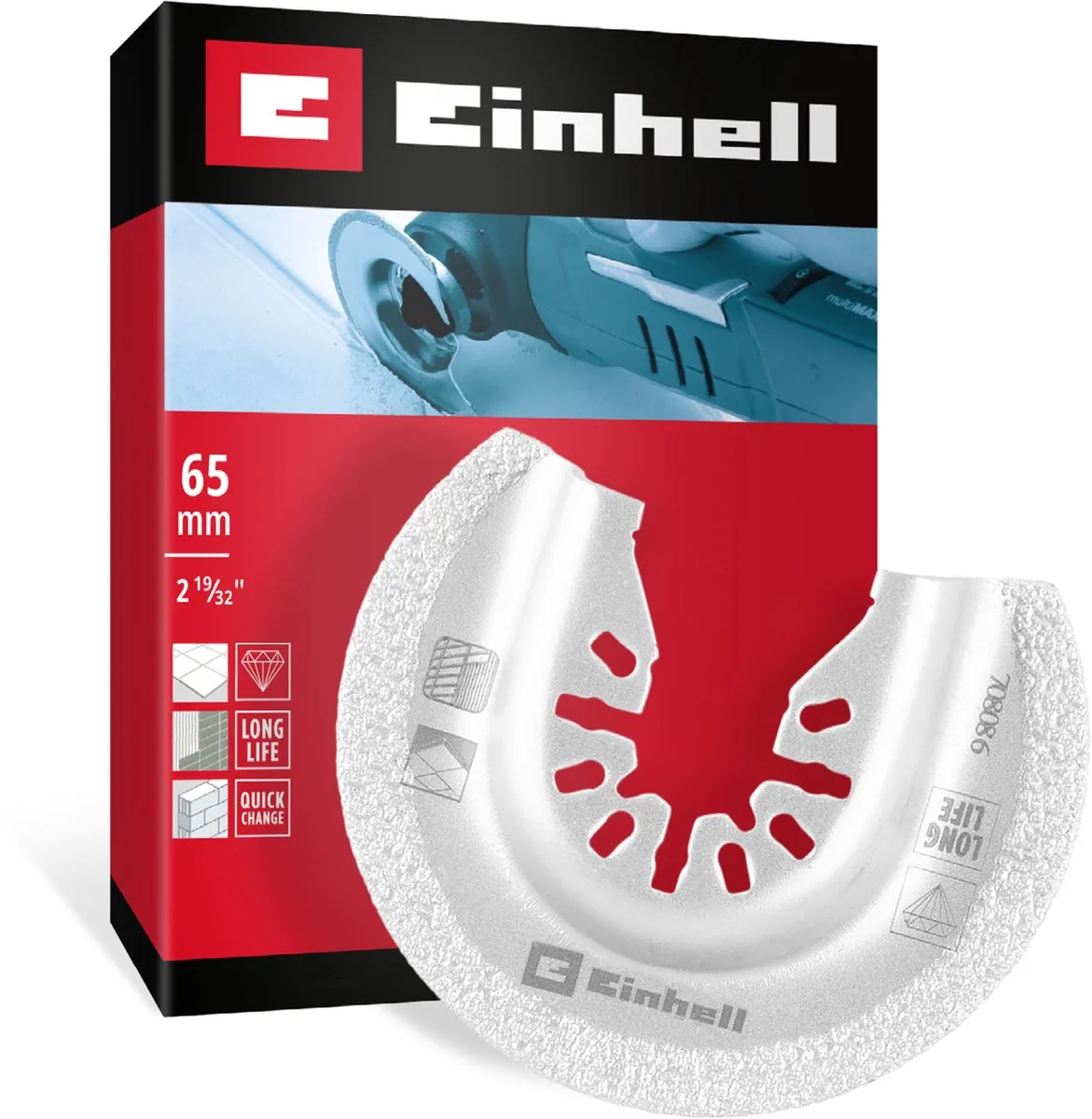Einhell 708086 Zaagblad Halbrund Diamant 65mm
