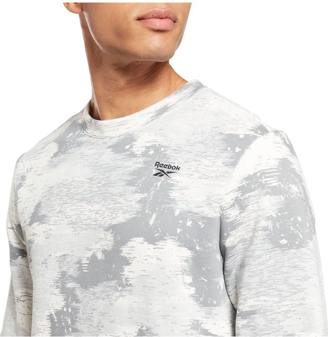 Reebok Lange Mouw Sweater - M - Grijs
