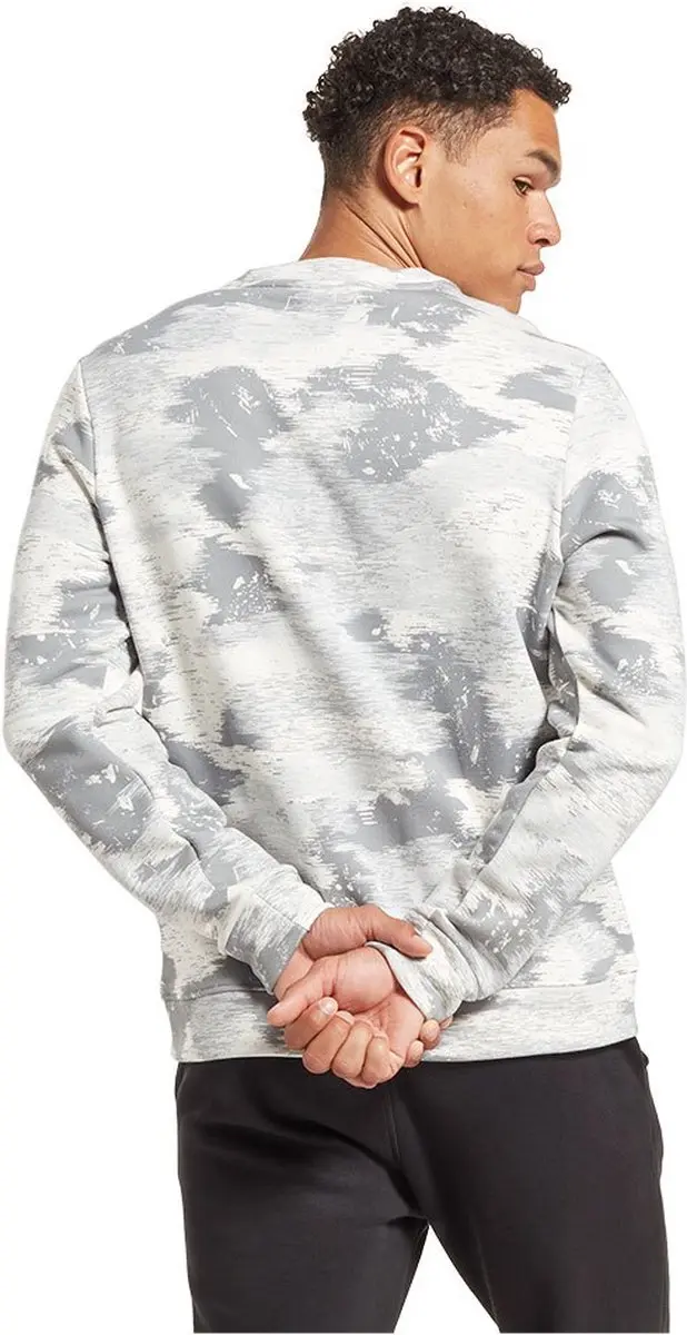Reebok Lange Mouw Sweater - M - Grijs