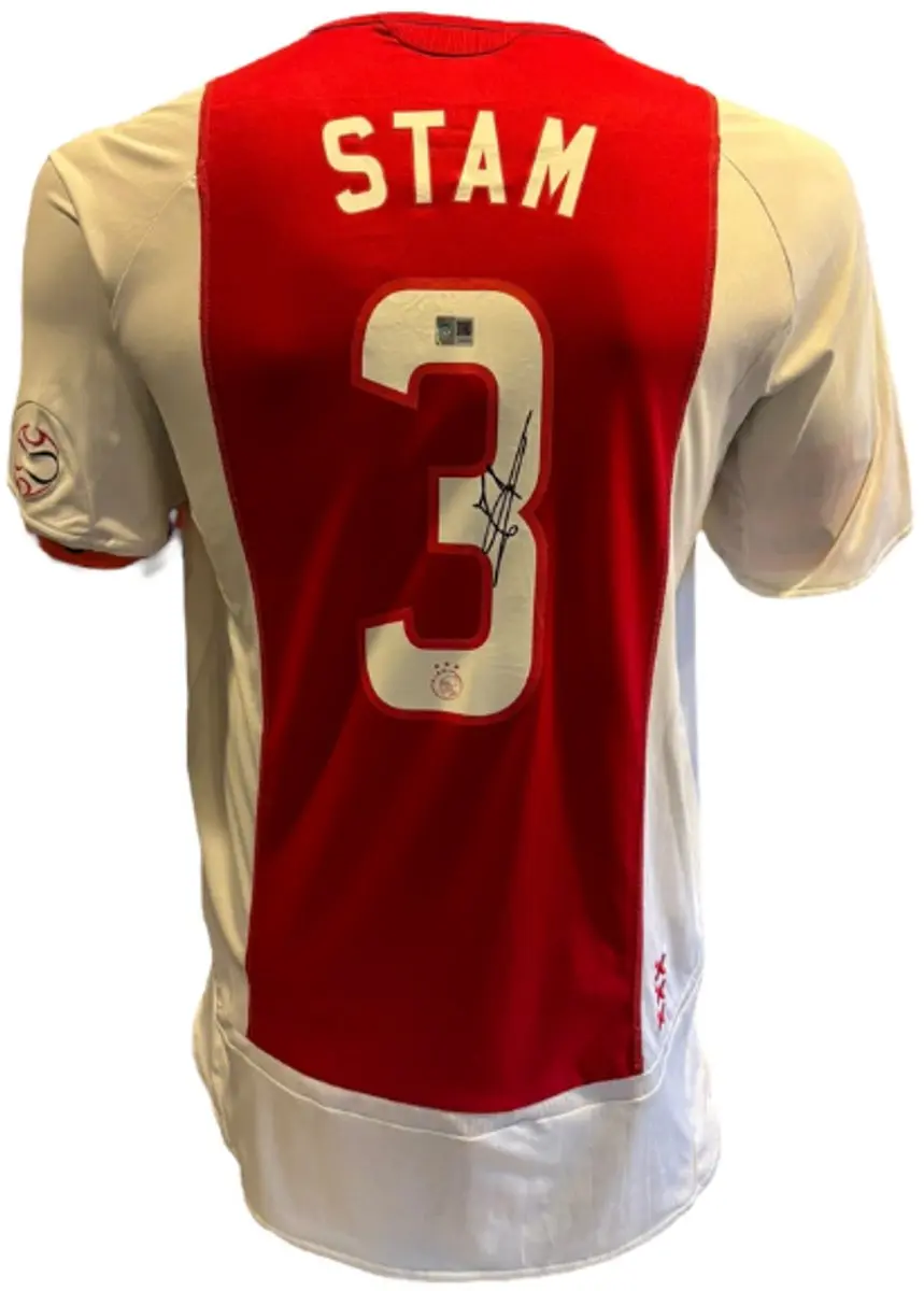 Ajax Jaap Stam Gesigneerd Thuisshirt 06/07