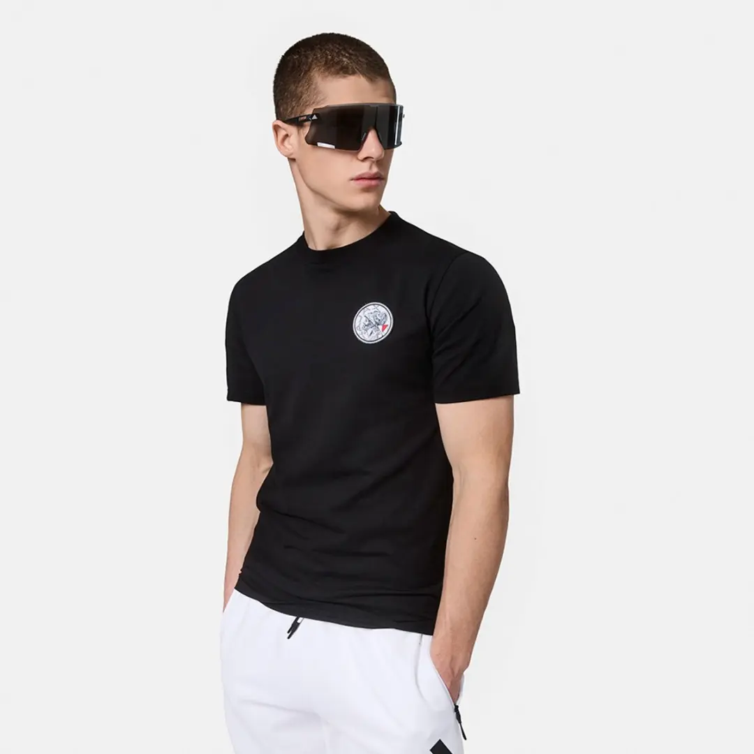 Ajax T-shirt Kruizen - Zwart - Maat L