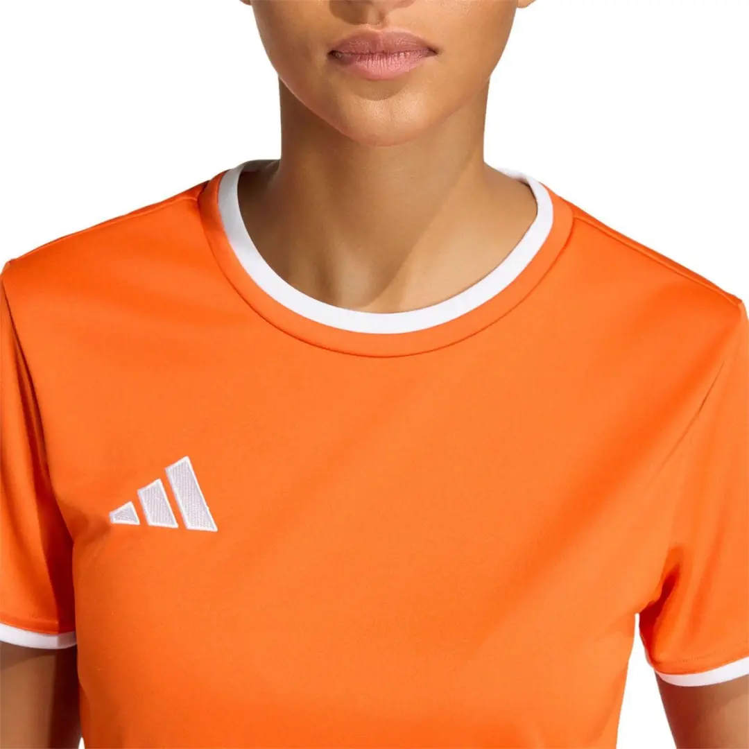 Adidas Entrada 26 Shirt Dames XXS - Oranje/Wit