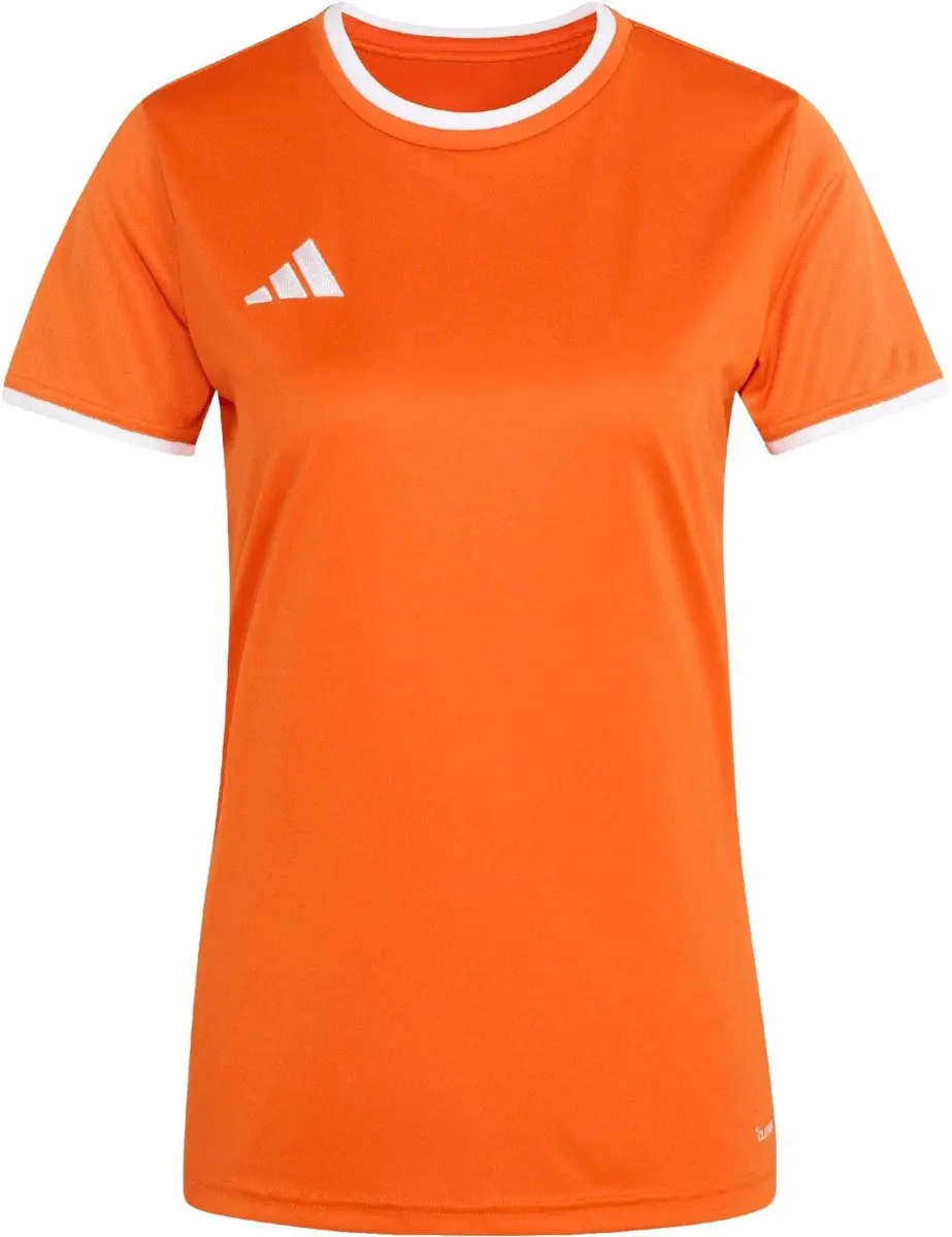 Adidas Entrada 26 Shirt Dames XXS - Oranje/Wit