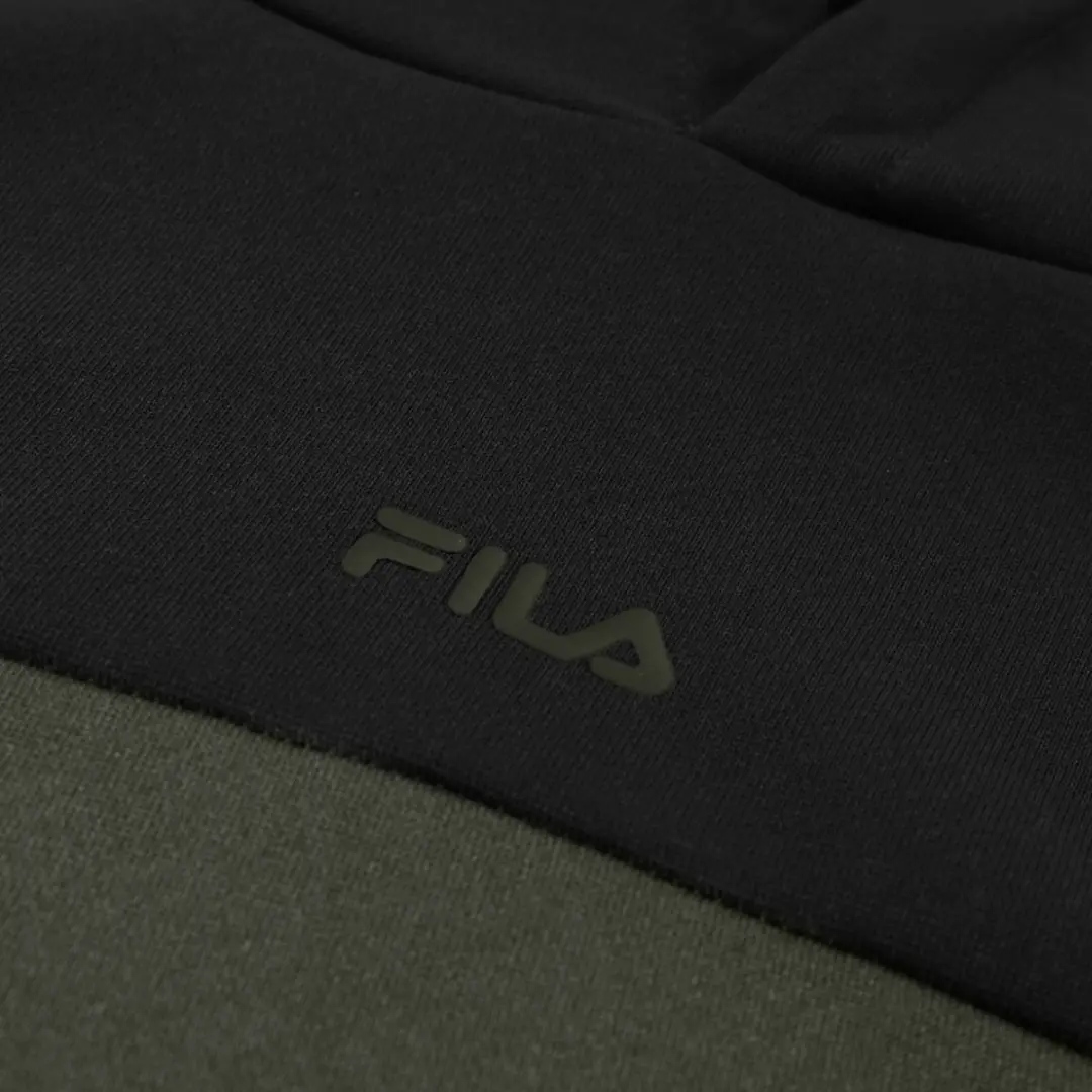 Fila Rivoli Sporttrui Heren - Olijfgroen-Zwart - XL