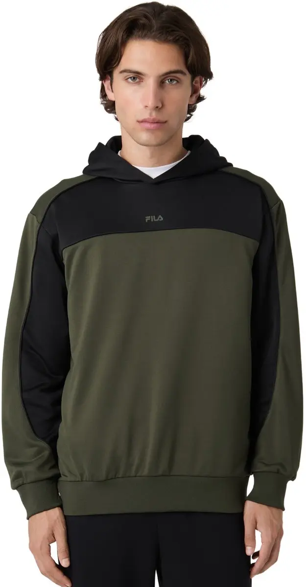 Fila Rivoli Sporttrui Heren - Olijfgroen-Zwart - XL