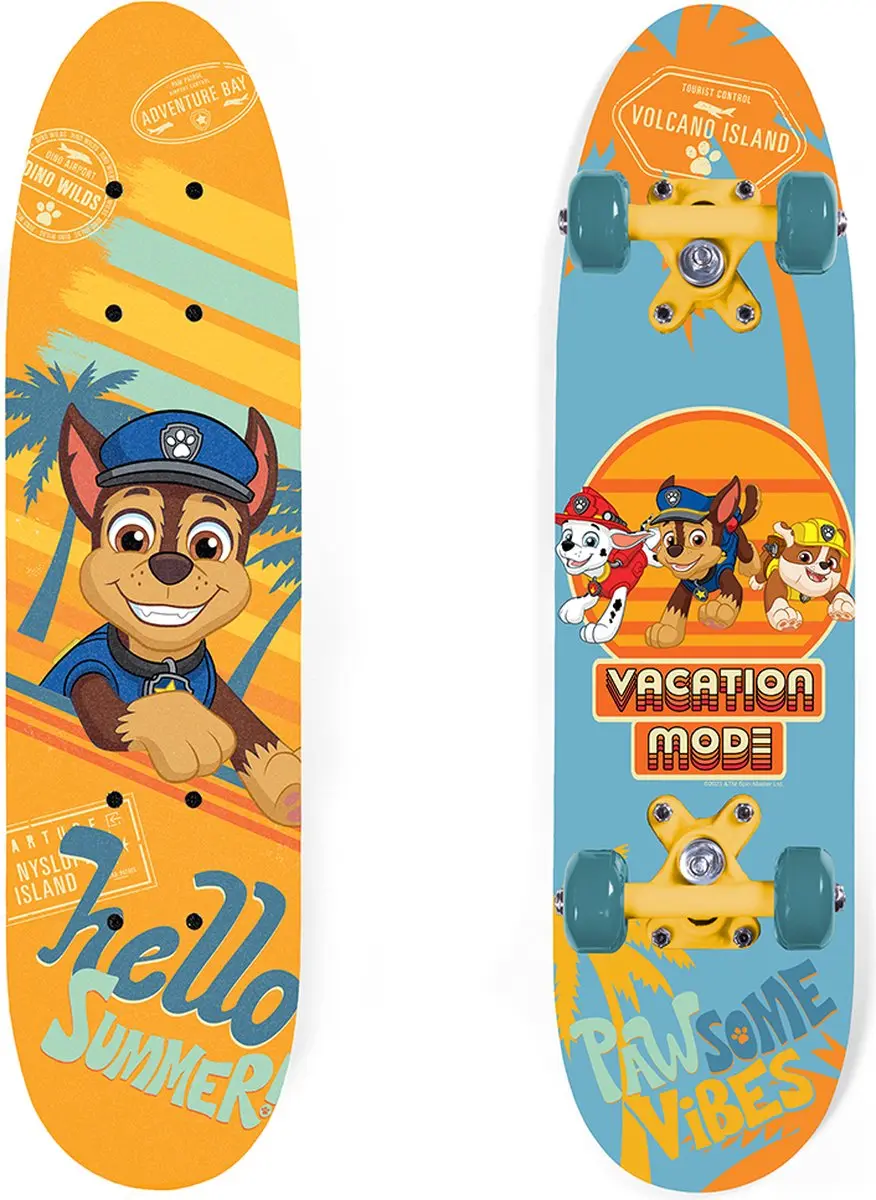 PAW Patrol Wooden Skateboard 61cm - Meerkleurig