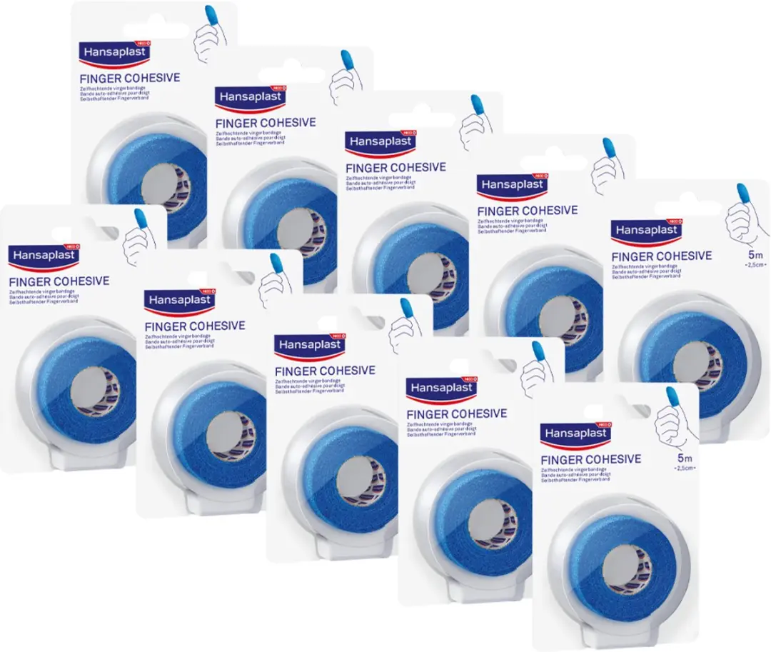 Hansaplast Finger Cohesive Vingerbandage 10x2.5cm x 5m