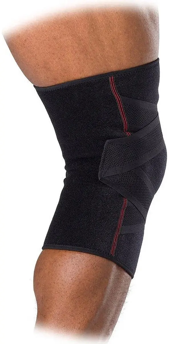 McDavid Cross Compression Kniesleeve - Heren S - Zwart
