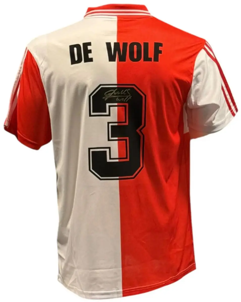 Feyenoord 94/95 Thuis Shirt John de Wolf Gesigneerd
