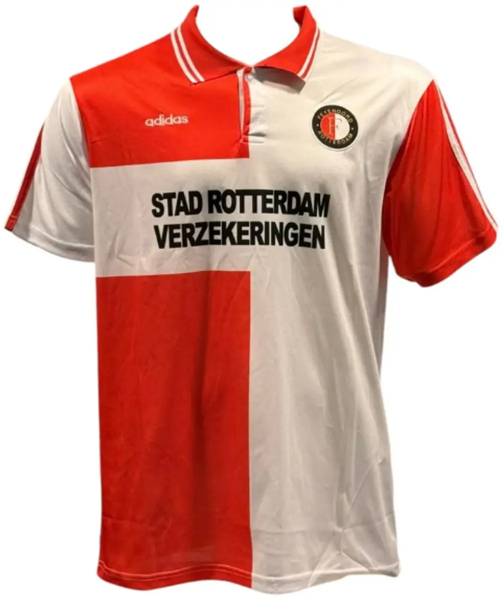 Feyenoord 94/95 Thuis Shirt John de Wolf Gesigneerd