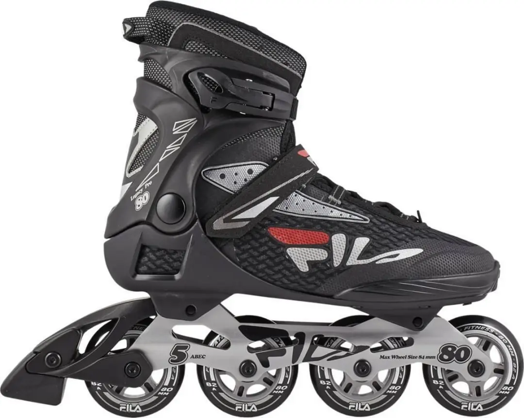 Fila Legacy Pro 80 Heren Inlineskates - 80mm - Zwart/Rood