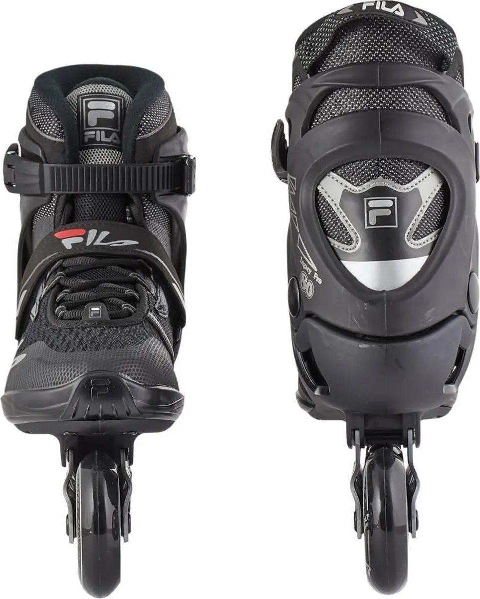 Fila Legacy Pro 80 Heren Inlineskates - 80mm - Zwart/Rood