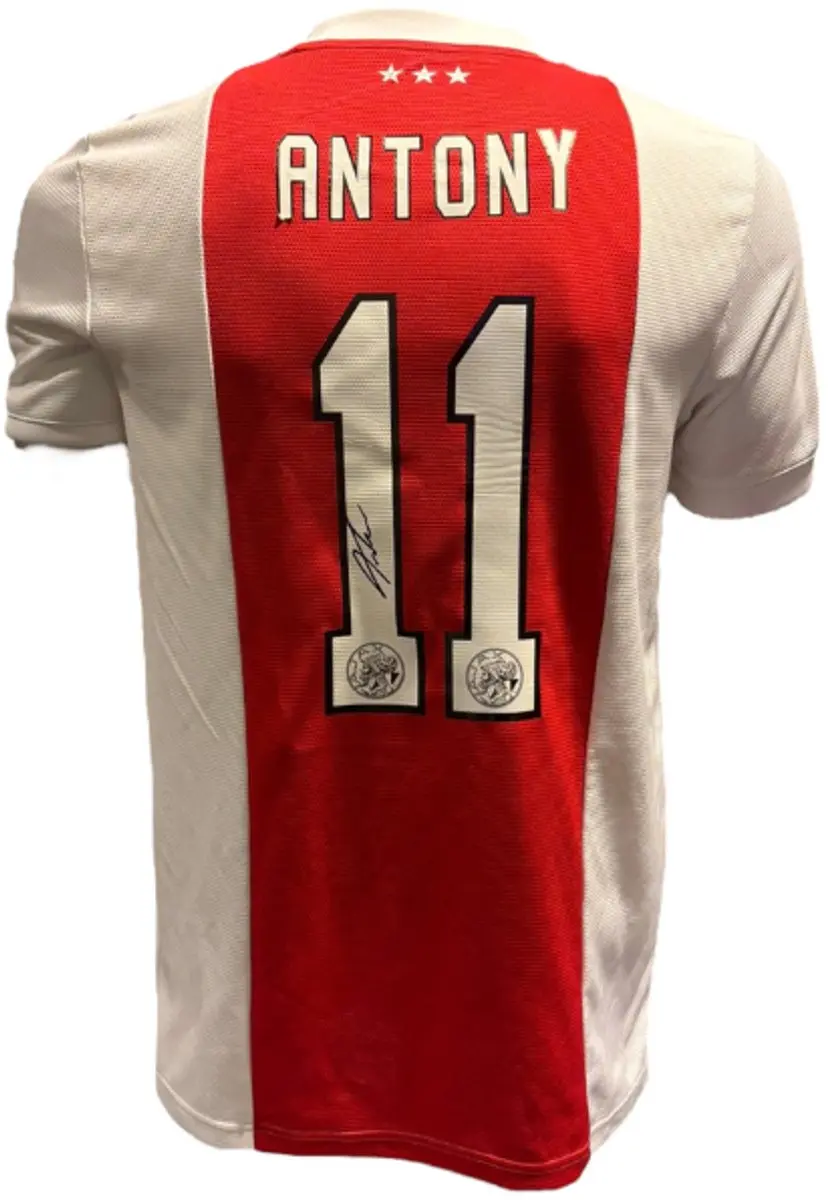 Ajax Thuis Shirt Antony Santos Gesigneerd 21/22