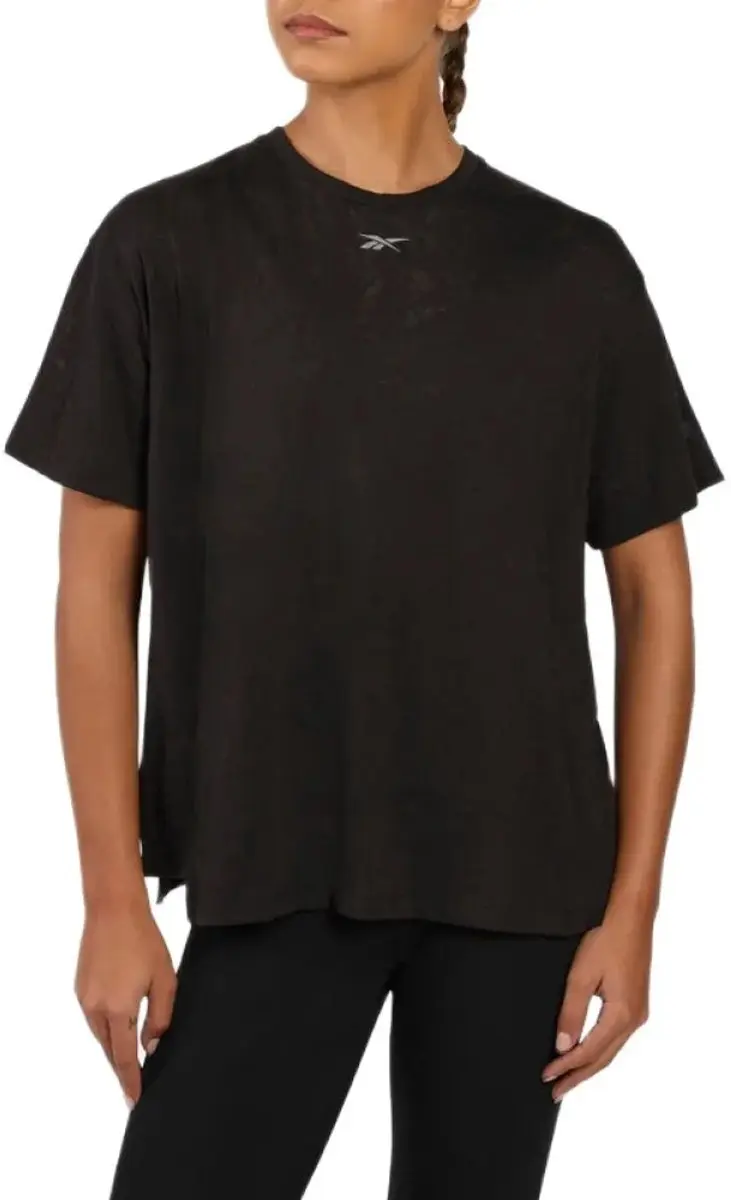 Reebok Lux Fitness Burnout T-shirt XS