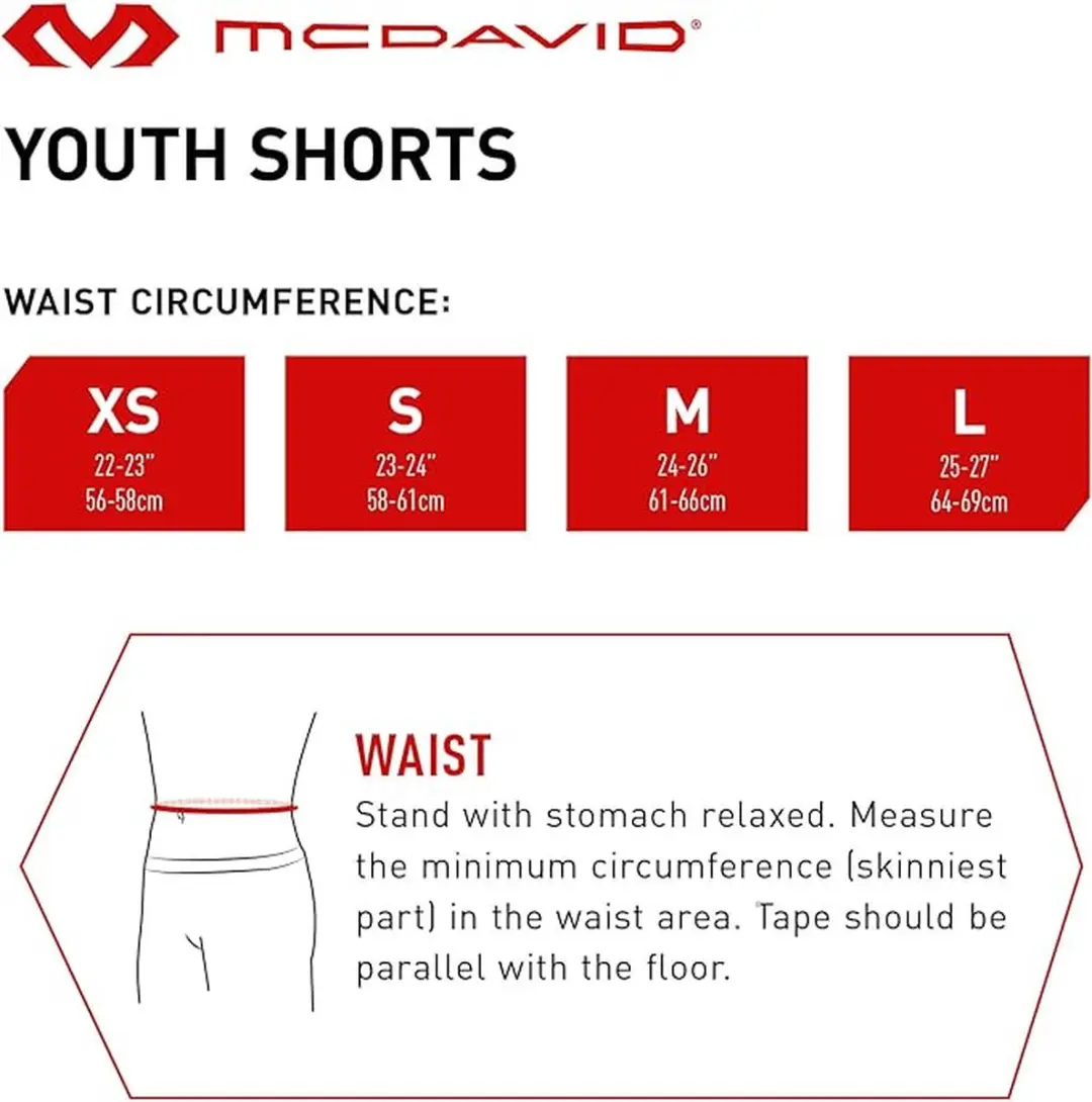McDavid MLB Tok Boxer Short FlexCup Peewee 4-6j - Wit