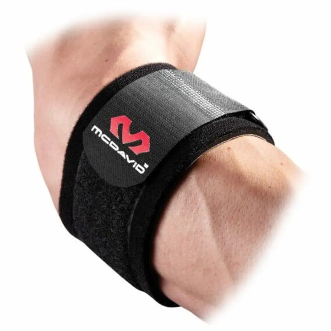 McDavid Tenniselleboogbandage - One Size - Zwart