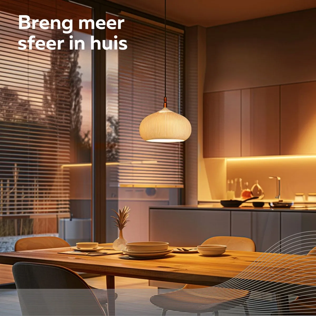 Calex Slimme LED Lamp E27 ST64 Smart 7W - Goud - Warm Wit 1800K
